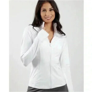 NWT 90 Degree  By Reflex - Women's Lux Slim Fit Track Jacket L